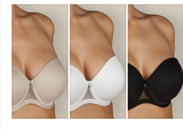 Reggiseno a fascia Selene Esmeralda con ferretto coppa C - Follie Selene